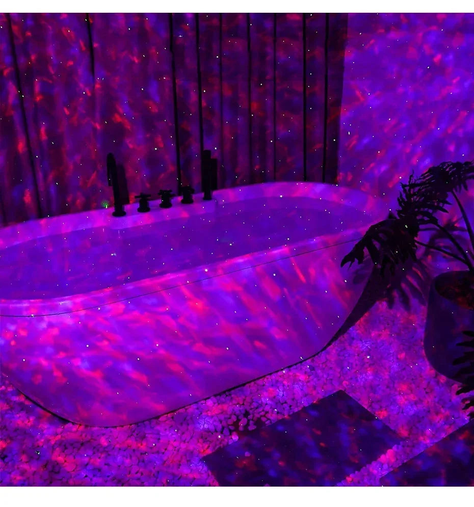 Galaxy Aurora Projector-Star & Ocean Wave Night Light